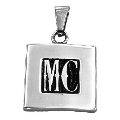 2letterp customized two letters initials pendant - Click Image to Close